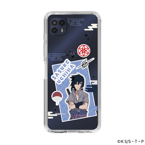 スリムプロテクションケース［ NARUTO -ナルト- 疾風伝 - ステッカー - うちはサスケ ］