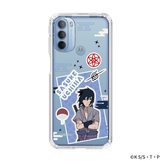 スリムプロテクションケース［ NARUTO-ナルト- 疾風伝 - ステッカー - うちはサスケ ］