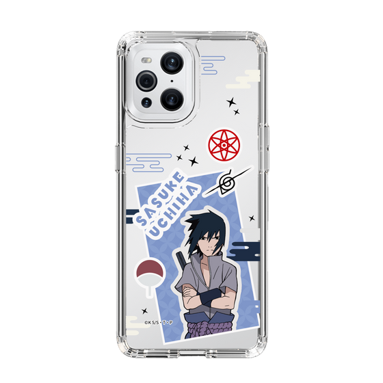 スリムプロテクションケース［ NARUTO -ナルト- 疾風伝 - ステッカー - うちはサスケ ］