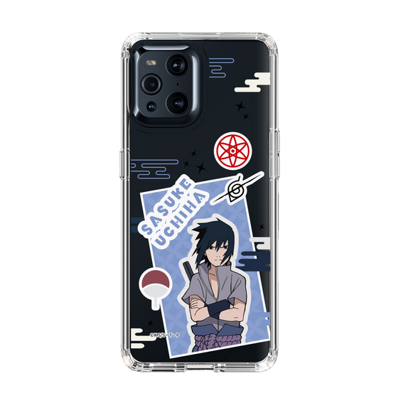 スリムプロテクションケース［ NARUTO -ナルト- 疾風伝 - ステッカー - うちはサスケ ］