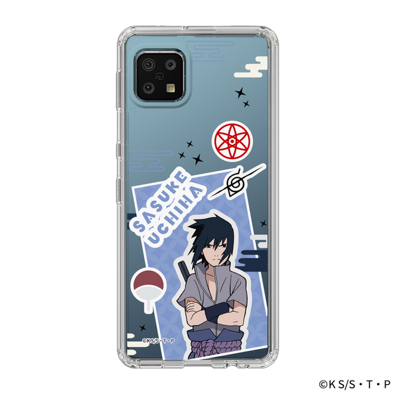 スリムプロテクションケース［ NARUTO-ナルト- 疾風伝 - ステッカー - うちはサスケ ］