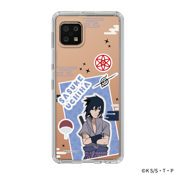 スリムプロテクションケース［ NARUTO-ナルト- 疾風伝 - ステッカー - うちはサスケ ］