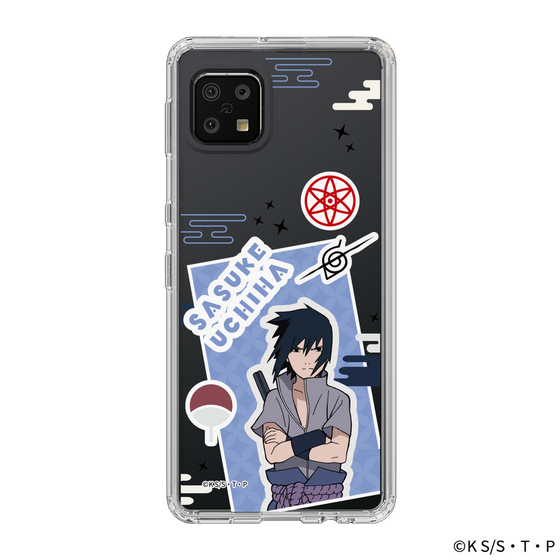 スリムプロテクションケース［ NARUTO -ナルト- 疾風伝 - ステッカー - うちはサスケ ］