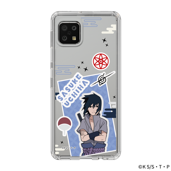 スリムプロテクションケース［ NARUTO -ナルト- 疾風伝 - ステッカー - うちはサスケ ］