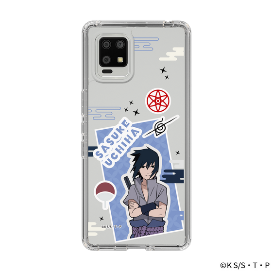 スリムプロテクションケース［ NARUTO-ナルト- 疾風伝 - ステッカー - うちはサスケ ］