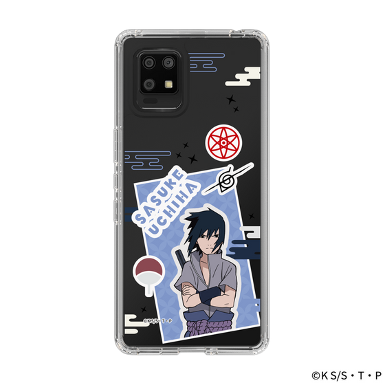 スリムプロテクションケース［ NARUTO -ナルト- 疾風伝 - ステッカー - うちはサスケ ］