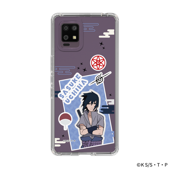 スリムプロテクションケース［ NARUTO -ナルト- 疾風伝 - ステッカー - うちはサスケ ］