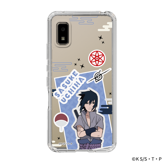 スリムプロテクションケース［ NARUTO-ナルト- 疾風伝 - ステッカー - うちはサスケ ］