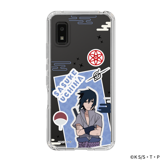 スリムプロテクションケース［ NARUTO -ナルト- 疾風伝 - ステッカー - うちはサスケ ］