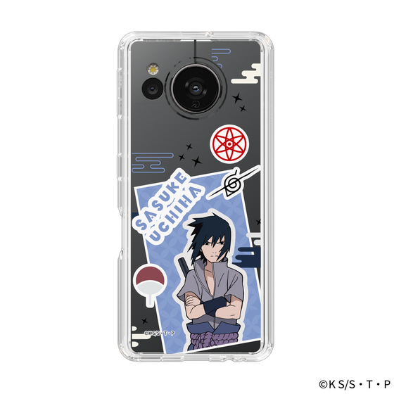 スリムプロテクションケース［ NARUTO -ナルト- 疾風伝 - ステッカー - うちはサスケ ］
