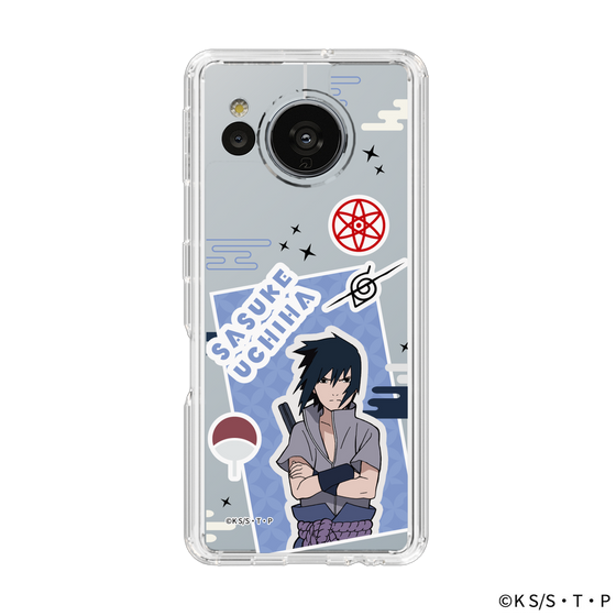 スリムプロテクションケース［ NARUTO -ナルト- 疾風伝 - ステッカー - うちはサスケ ］