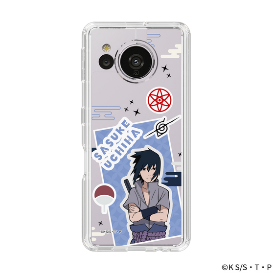 スリムプロテクションケース［ NARUTO -ナルト- 疾風伝 - ステッカー - うちはサスケ ］