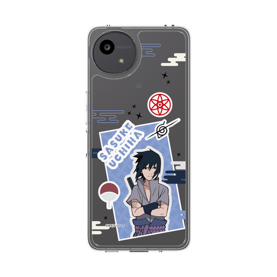 スリムプロテクションケース［ NARUTO -ナルト- 疾風伝 - ステッカー - うちはサスケ ］