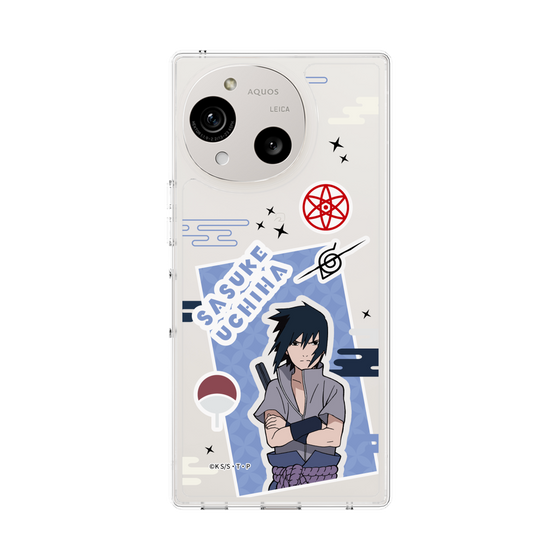 スリムプロテクションケース［ NARUTO-ナルト- 疾風伝 - ステッカー - うちはサスケ ］