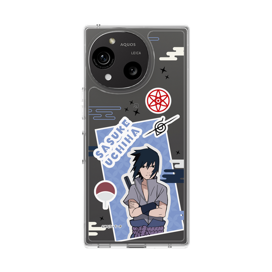 スリムプロテクションケース［ NARUTO -ナルト- 疾風伝 - ステッカー - うちはサスケ ］