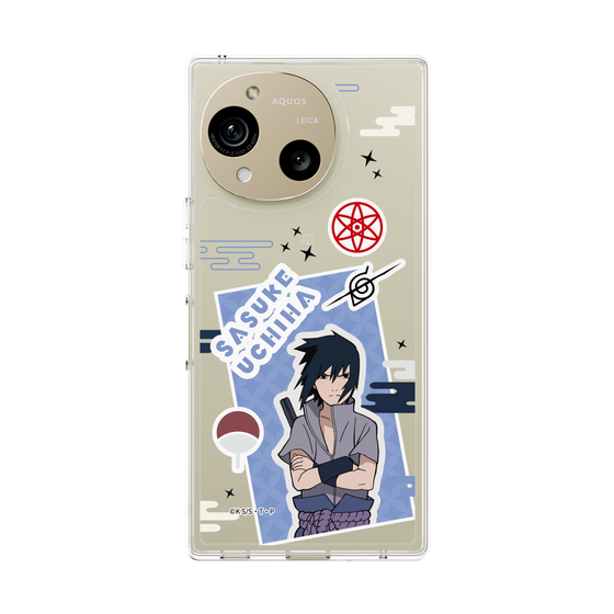 スリムプロテクションケース［ NARUTO -ナルト- 疾風伝 - ステッカー - うちはサスケ ］