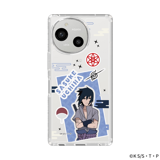 スリムプロテクションケース［ NARUTO-ナルト- 疾風伝 - ステッカー - うちはサスケ ］