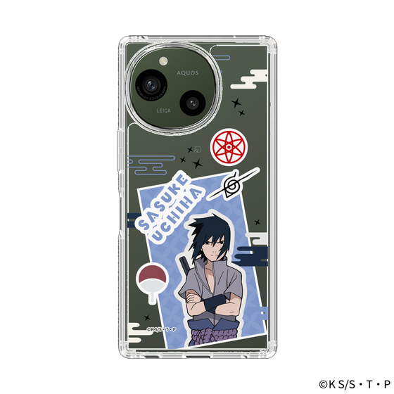 スリムプロテクションケース［ NARUTO -ナルト- 疾風伝 - ステッカー - うちはサスケ ］