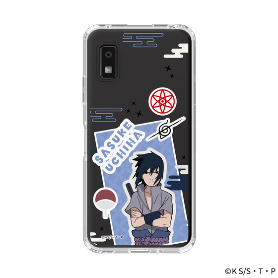 スリムプロテクションケース［ NARUTO -ナルト- 疾風伝 - ステッカー - うちはサスケ ］