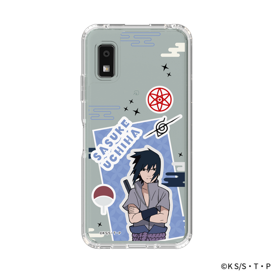 スリムプロテクションケース［ NARUTO -ナルト- 疾風伝 - ステッカー - うちはサスケ ］