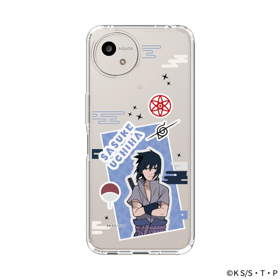 スリムプロテクションケース［ NARUTO-ナルト- 疾風伝 - ステッカー - うちはサスケ ］