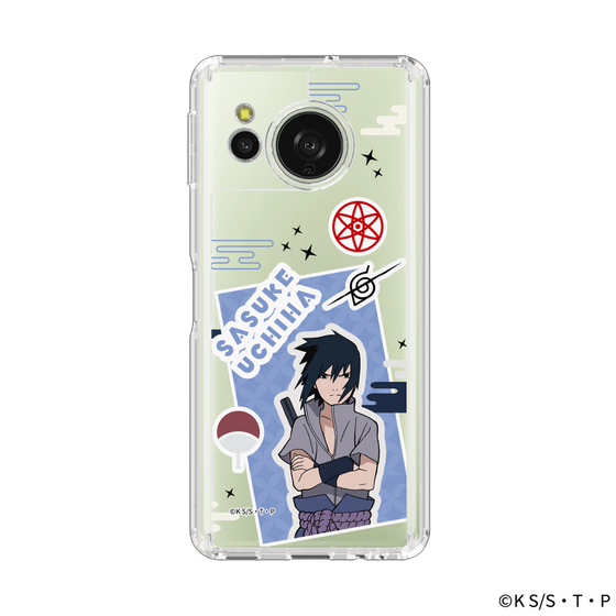 スリムプロテクションケース［ NARUTO -ナルト- 疾風伝 - ステッカー - うちはサスケ ］