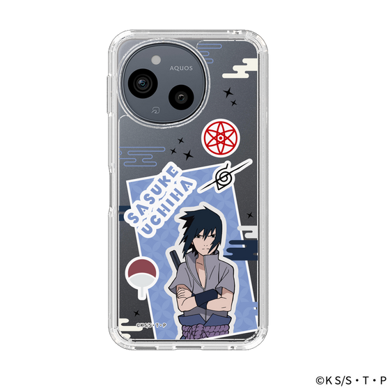 スリムプロテクションケース［ NARUTO -ナルト- 疾風伝 - ステッカー - うちはサスケ ］