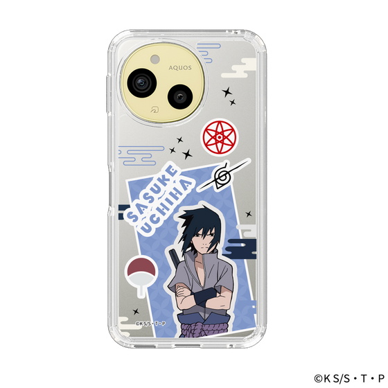 スリムプロテクションケース［ NARUTO -ナルト- 疾風伝 - ステッカー - うちはサスケ ］