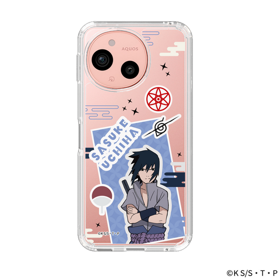 スリムプロテクションケース［ NARUTO -ナルト- 疾風伝 - ステッカー - うちはサスケ ］