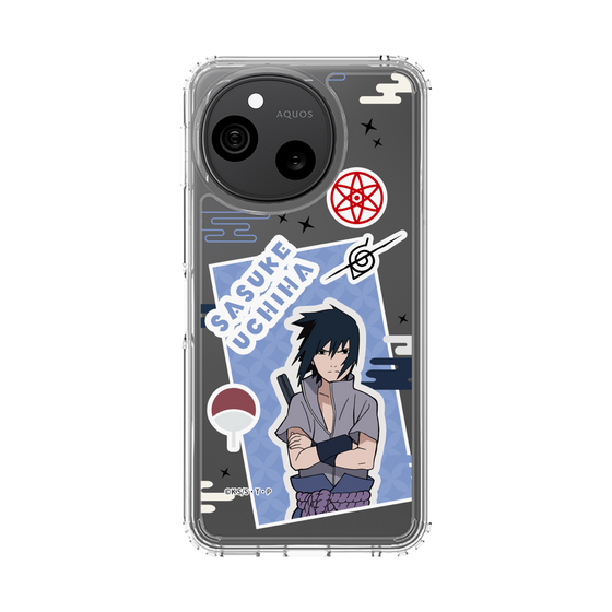 スリムプロテクションケース［ NARUTO -ナルト- 疾風伝 - ステッカー - うちはサスケ ］