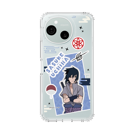 スリムプロテクションケース［ NARUTO -ナルト- 疾風伝 - ステッカー - うちはサスケ ］