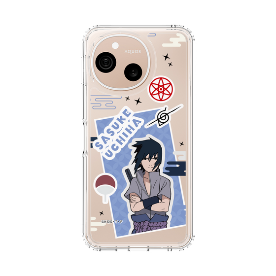 スリムプロテクションケース［ NARUTO -ナルト- 疾風伝 - ステッカー - うちはサスケ ］