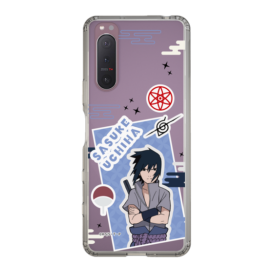 スリムプロテクションケース［ NARUTO -ナルト- 疾風伝 - ステッカー - うちはサスケ ］