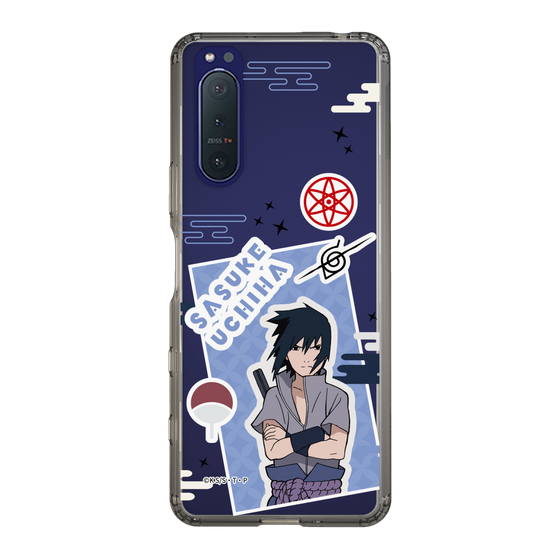 スリムプロテクションケース［ NARUTO -ナルト- 疾風伝 - ステッカー - うちはサスケ ］