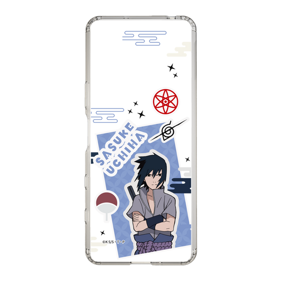 スリムプロテクションケース［ NARUTO -ナルト- 疾風伝 - ステッカー - うちはサスケ ］