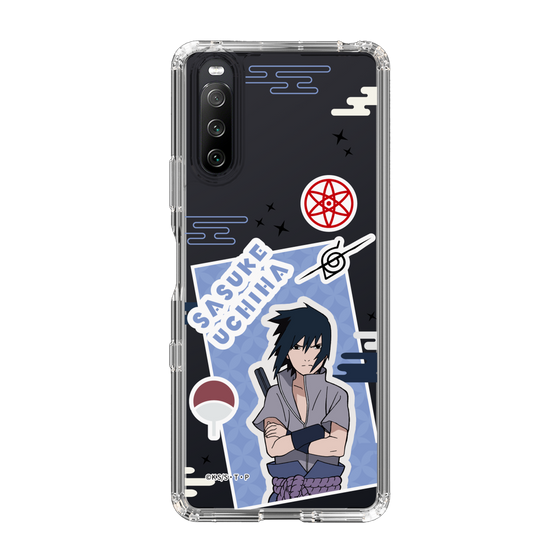 スリムプロテクションケース［ NARUTO -ナルト- 疾風伝 - ステッカー - うちはサスケ ］