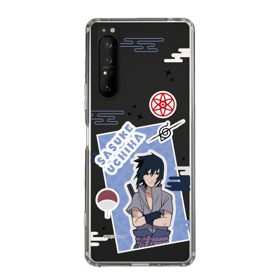 スリムプロテクションケース［ NARUTO -ナルト- 疾風伝 - ステッカー - うちはサスケ ］