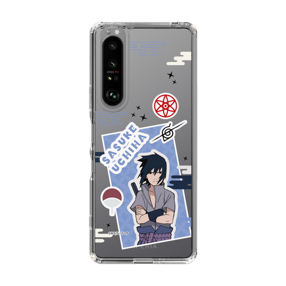 スリムプロテクションケース［ NARUTO -ナルト- 疾風伝 - ステッカー - うちはサスケ ］