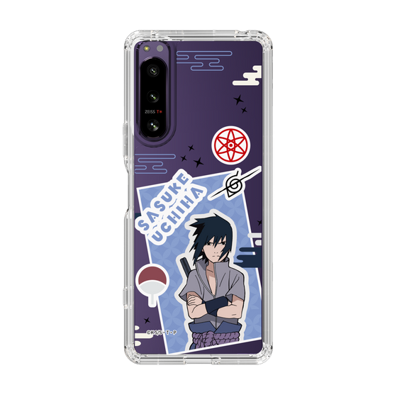 スリムプロテクションケース［ NARUTO -ナルト- 疾風伝 - ステッカー - うちはサスケ ］