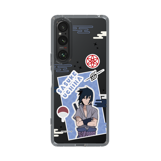 スリムプロテクションケース［ NARUTO -ナルト- 疾風伝 - ステッカー - うちはサスケ ］