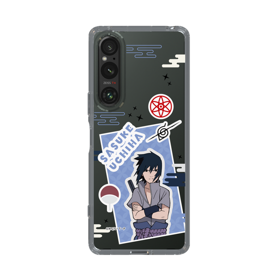 スリムプロテクションケース［ NARUTO -ナルト- 疾風伝 - ステッカー - うちはサスケ ］