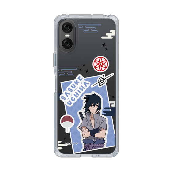 スリムプロテクションケース［ NARUTO -ナルト- 疾風伝 - ステッカー - うちはサスケ ］