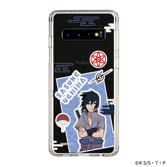 スリムプロテクションケース［ NARUTO -ナルト- 疾風伝 - ステッカー - うちはサスケ ］