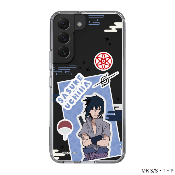 スリムプロテクションケース［ NARUTO -ナルト- 疾風伝 - ステッカー - うちはサスケ ］