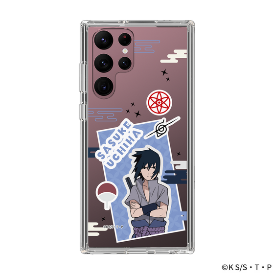 スリムプロテクションケース［ NARUTO-ナルト- 疾風伝 - ステッカー - うちはサスケ ］