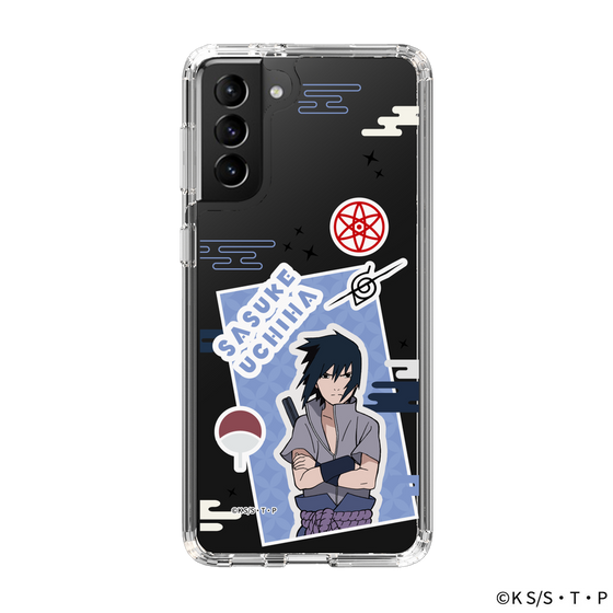 スリムプロテクションケース［ NARUTO -ナルト- 疾風伝 - ステッカー - うちはサスケ ］