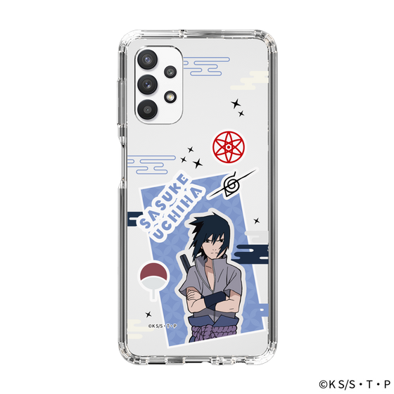 スリムプロテクションケース［ NARUTO -ナルト- 疾風伝 - ステッカー - うちはサスケ ］