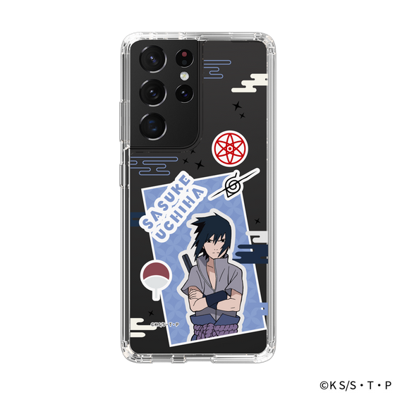 スリムプロテクションケース［ NARUTO -ナルト- 疾風伝 - ステッカー - うちはサスケ ］