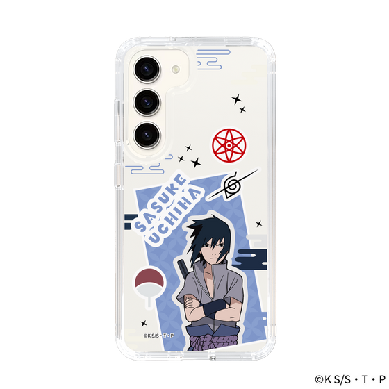 スリムプロテクションケース［ NARUTO-ナルト- 疾風伝 - ステッカー - うちはサスケ ］