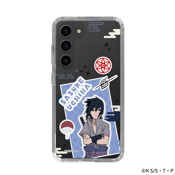 スリムプロテクションケース［ NARUTO -ナルト- 疾風伝 - ステッカー - うちはサスケ ］